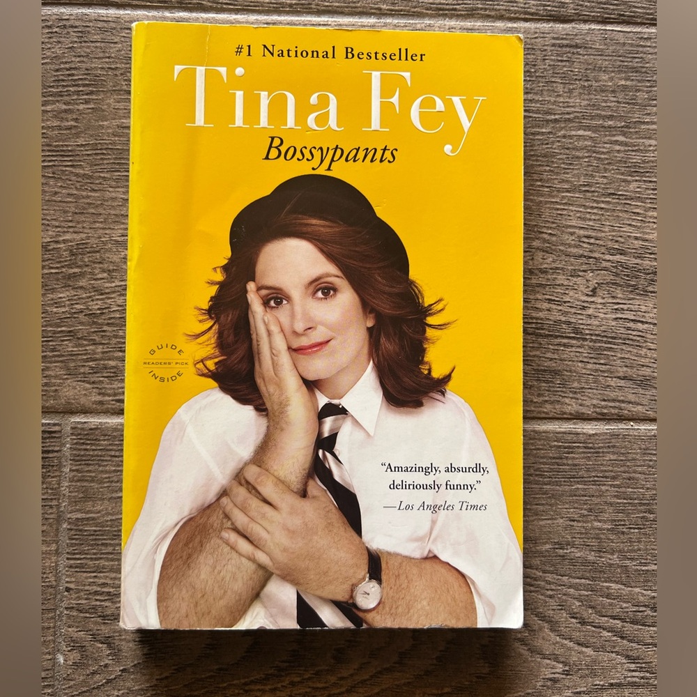Bossypants by Tina Fey Hardcover Memoir Humor Bestseller Comedian Celebrity
